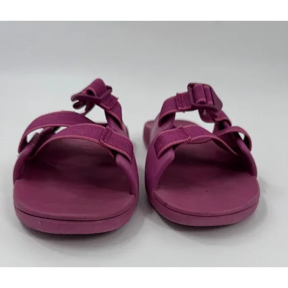 Chaco Kids Chillos Outskirt Fuchsia Slide Sandals K5 Durable Rubber Sole Casual - Picture 6 of 10